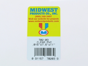 702-03 CLEAR PVC .015 (0.38mm)
